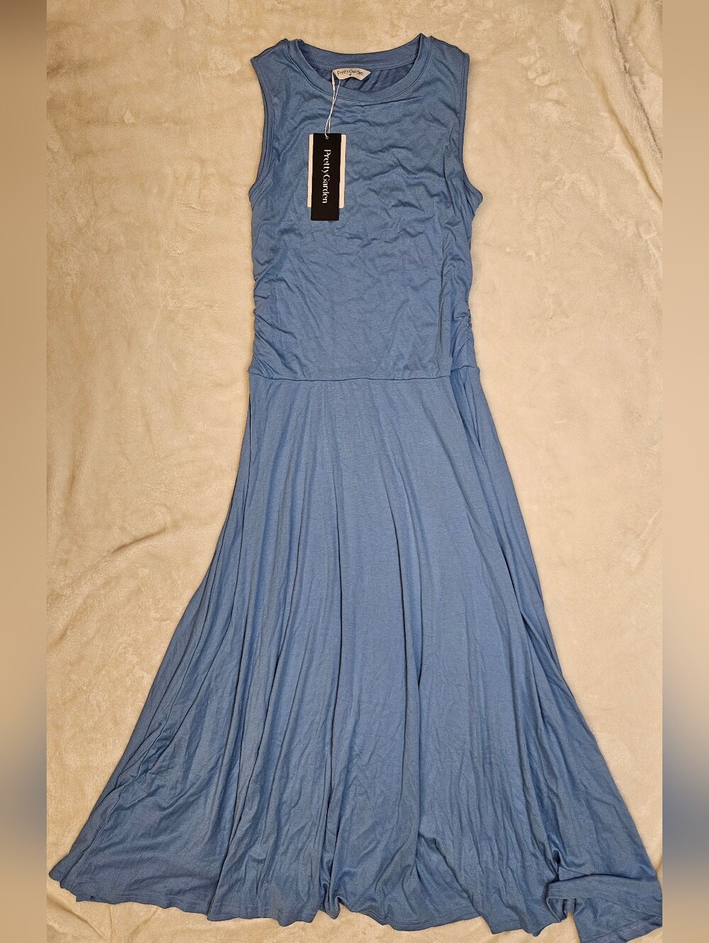 PrettyGarden Summer Maxi Dress - Sleeveless A Line Flowy Long Casual - Picture 2 of 8